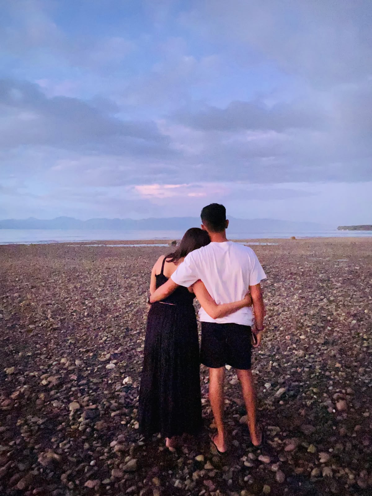 Foto kita di pantai